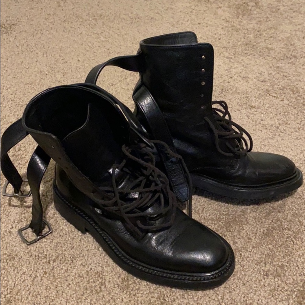 Saint Laurent Combat Boots - Picture 8 of 9